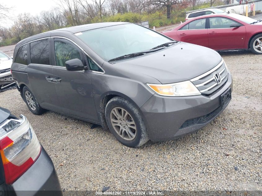 2013 Honda Odyssey Ex-L VIN: 5FNRL5H66DB014058 Lot: 40861260