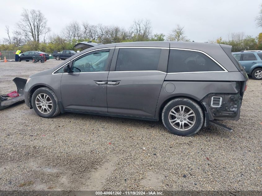 2013 Honda Odyssey Ex-L VIN: 5FNRL5H66DB014058 Lot: 40861260