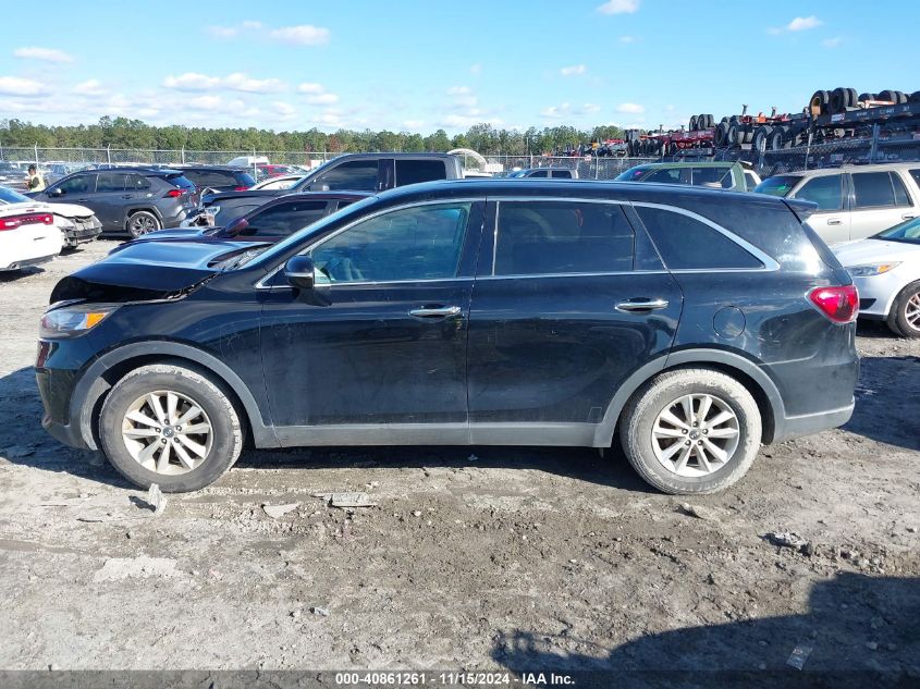 2019 Kia Sorento 2.4L L VIN: 5XYPG4A39KG565127 Lot: 40861261