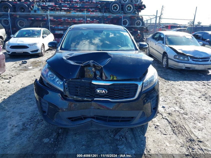 2019 Kia Sorento 2.4L L VIN: 5XYPG4A39KG565127 Lot: 40861261