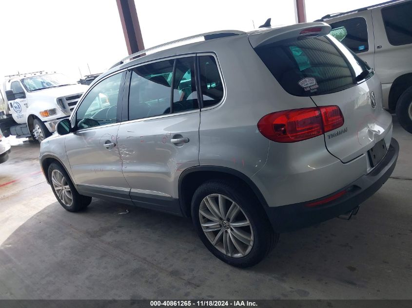 2015 Volkswagen Tiguan Se VIN: WVGAV7AX4FW607174 Lot: 40861265