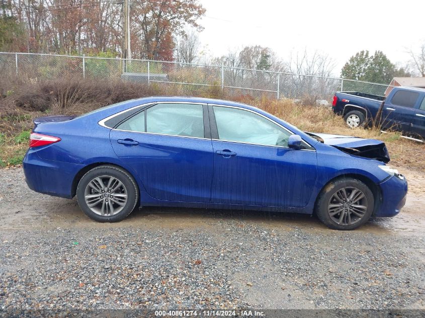 2015 Toyota Camry Se VIN: 4T1BF1FKXFU901055 Lot: 40861274