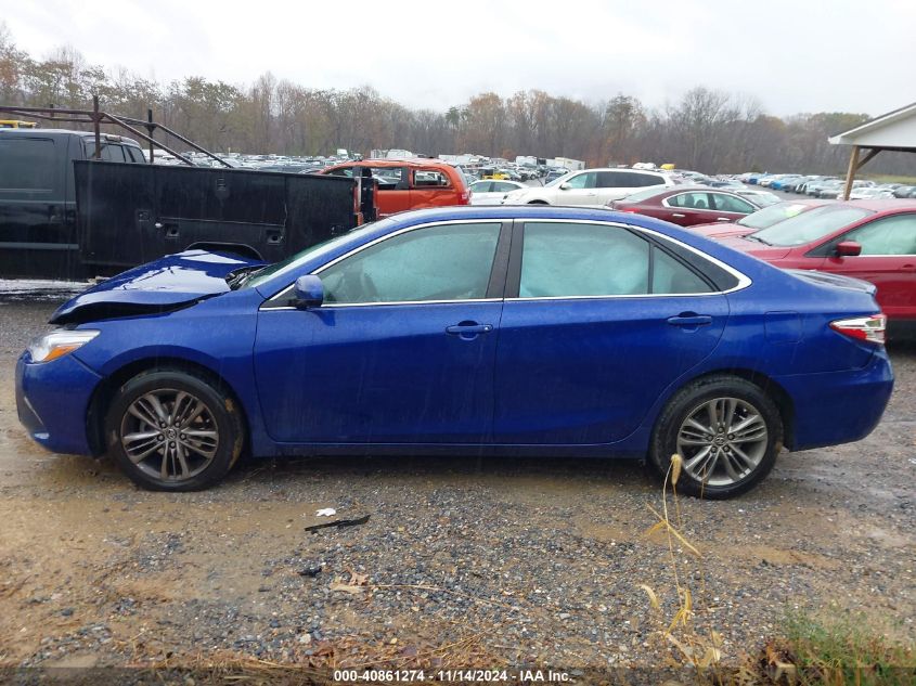 2015 Toyota Camry Se VIN: 4T1BF1FKXFU901055 Lot: 40861274