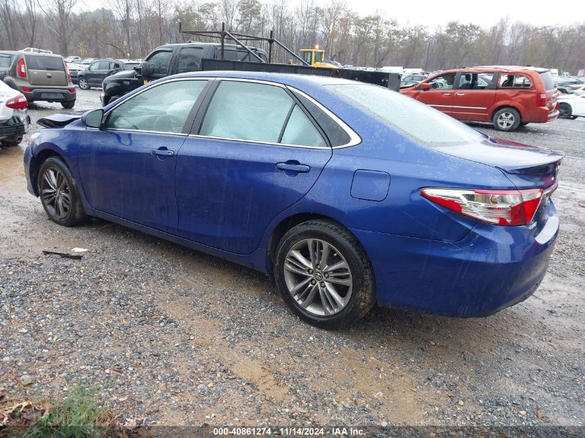 2015 Toyota Camry Se VIN: 4T1BF1FKXFU901055 Lot: 40861274