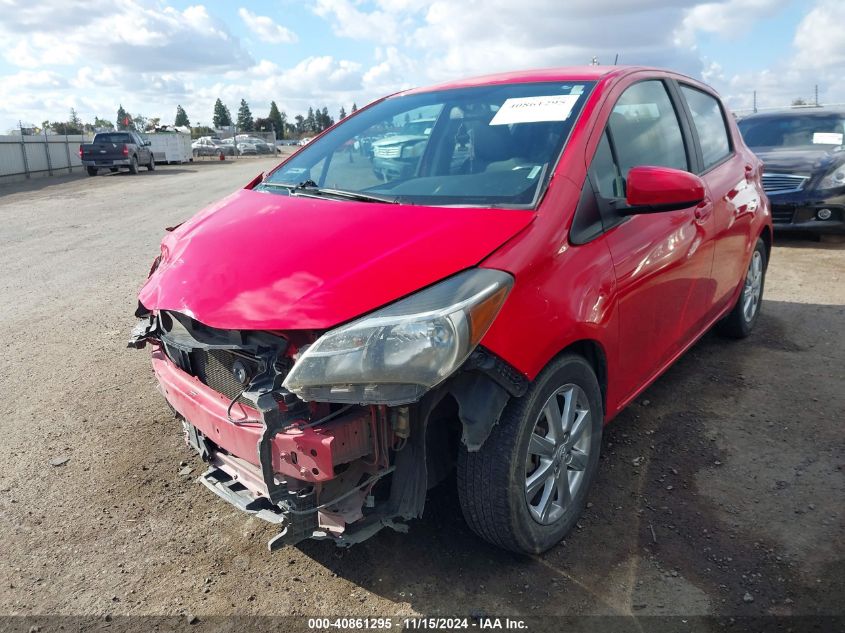 VIN VNKKTUD37FA038251 2015 Toyota Yaris, LE no.2