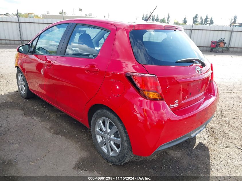 VIN VNKKTUD37FA038251 2015 Toyota Yaris, LE no.3