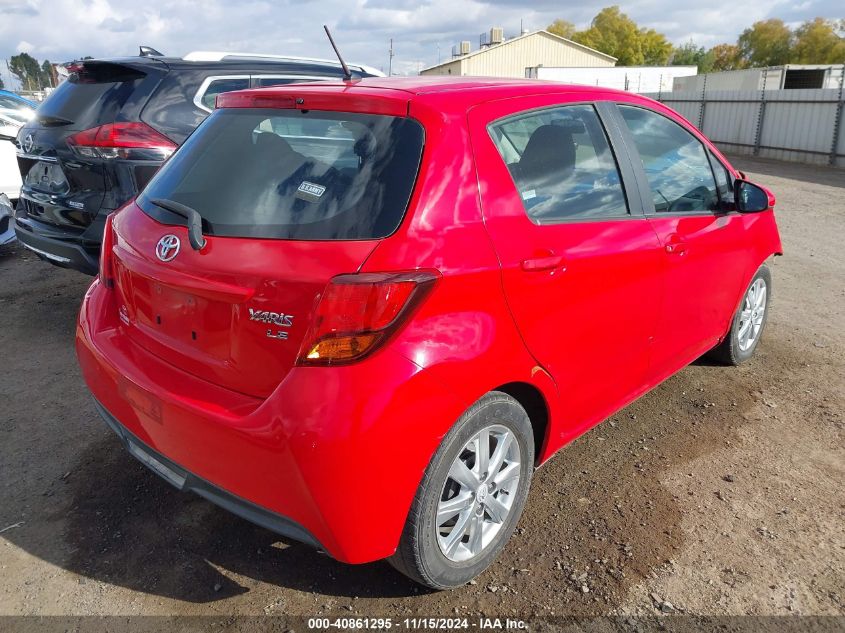 VIN VNKKTUD37FA038251 2015 Toyota Yaris, LE no.4