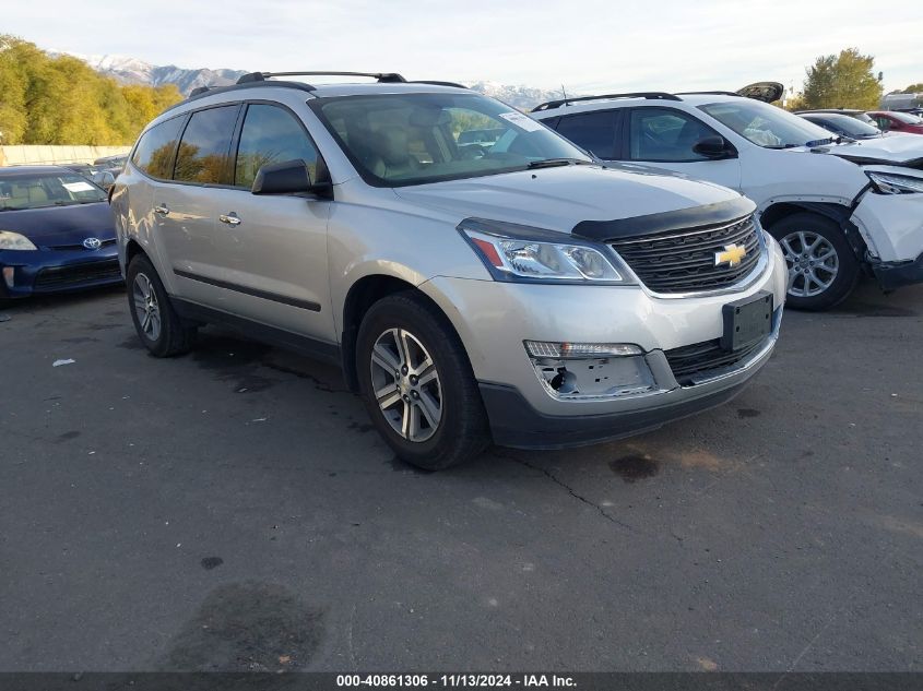 VIN 1GNKRFKD6HJ346407 2017 Chevrolet Traverse, LS no.1