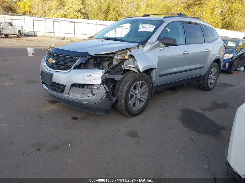 VIN 1GNKRFKD6HJ346407 2017 Chevrolet Traverse, LS no.2