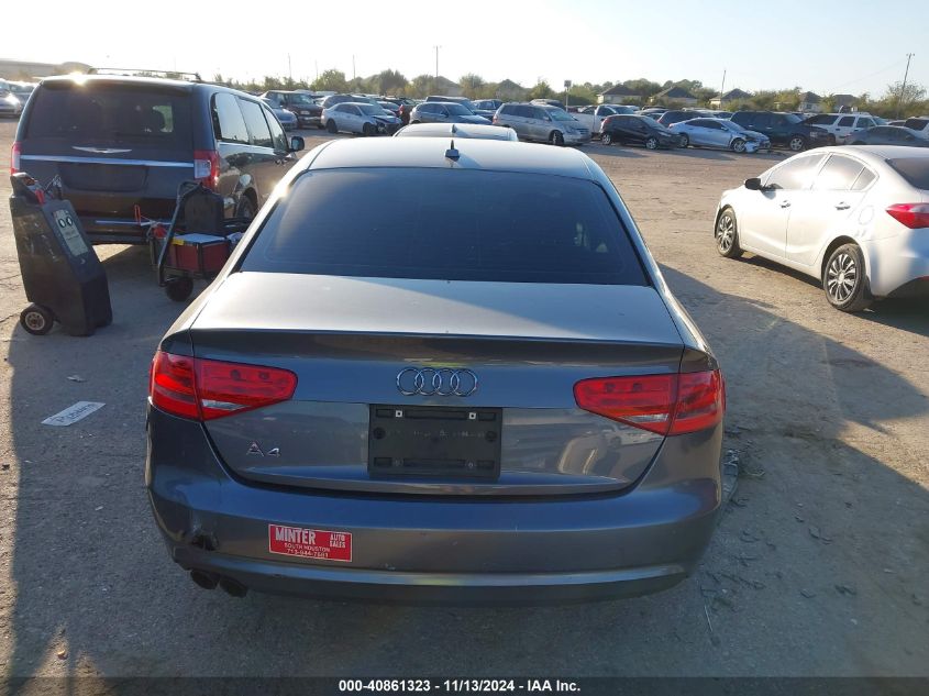 2014 Audi A4 2.0T Premium VIN: WAUAFAFL9EA043096 Lot: 40861323