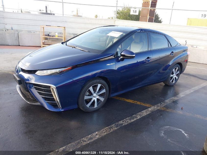 VIN JTDBVRBD9KA006603 2019 Toyota Mirai no.2