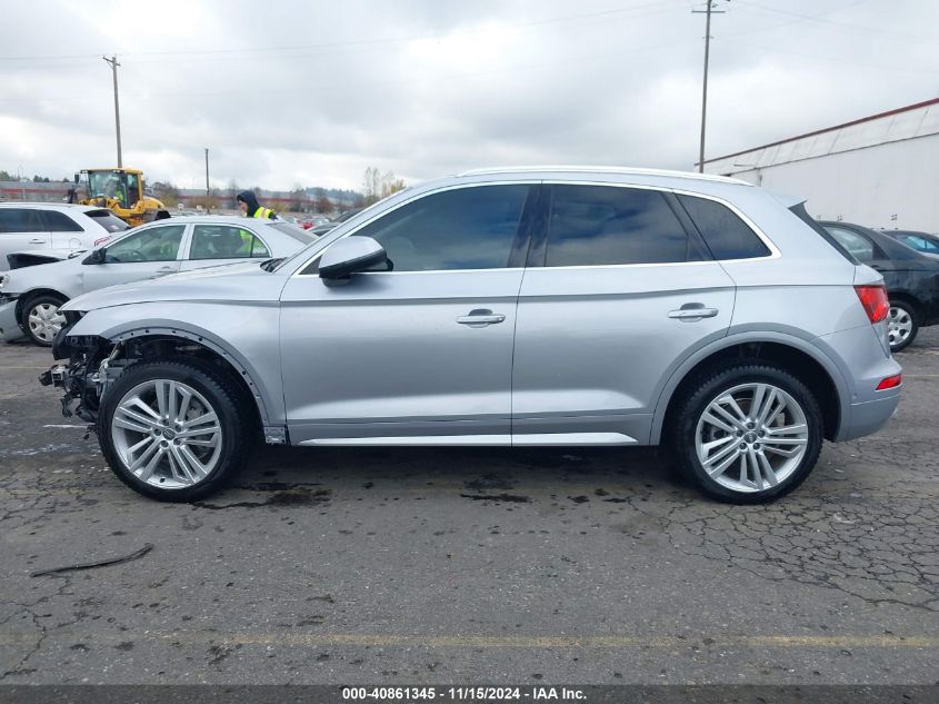 2019 Audi Q5 45 Premium VIN: WA1CNAFYXK2034885 Lot: 40861345