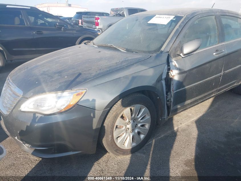 2012 Chrysler 200 Lx VIN: 1C3CCBAB9CN205375 Lot: 40861349