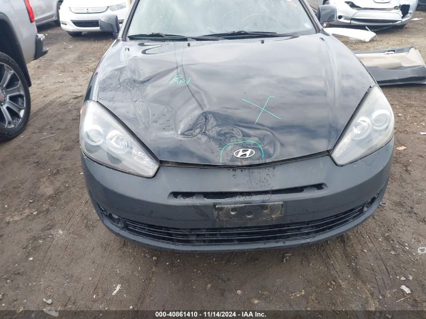 2008 Hyundai Tiburon Gt/Gt Limited/Se VIN: KMHHN66F08U291263 Lot: 40861410