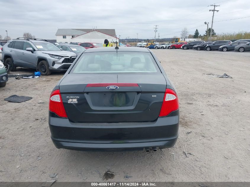 2010 Ford Fusion Se VIN: 3FAHP0HA7AR168334 Lot: 40861417