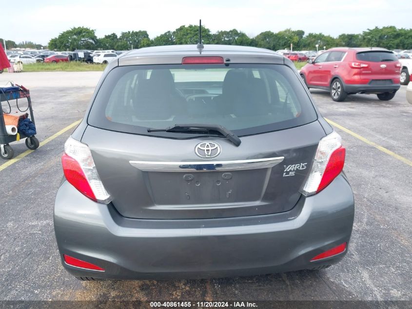 2012 Toyota Yaris Le VIN: JTDKTUD31CD510902 Lot: 40861455