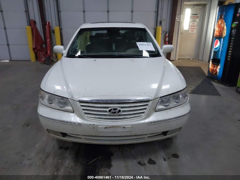 2006 Hyundai Azera Limited/Se VIN: KMHFC46F76A054897 Lot: 40861461