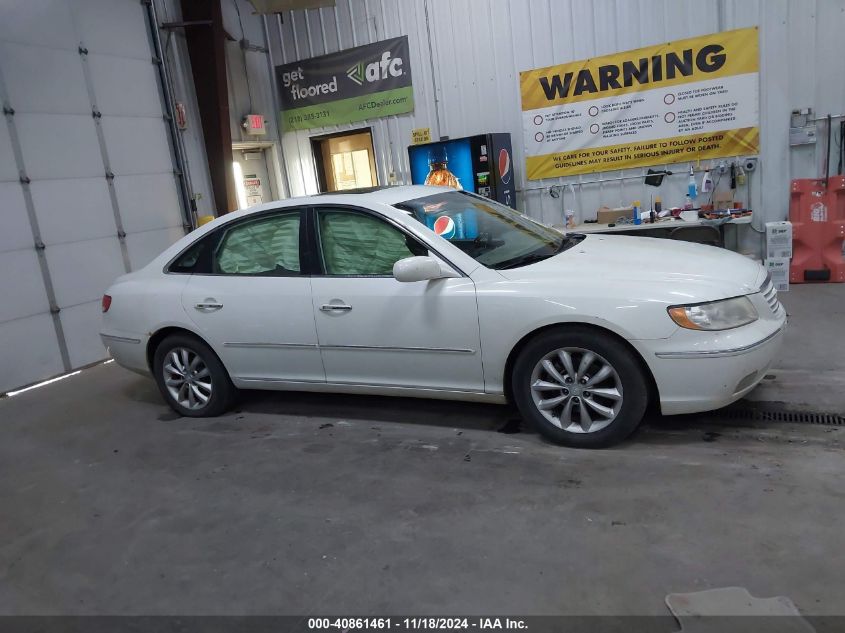 2006 Hyundai Azera Limited/Se VIN: KMHFC46F76A054897 Lot: 40861461