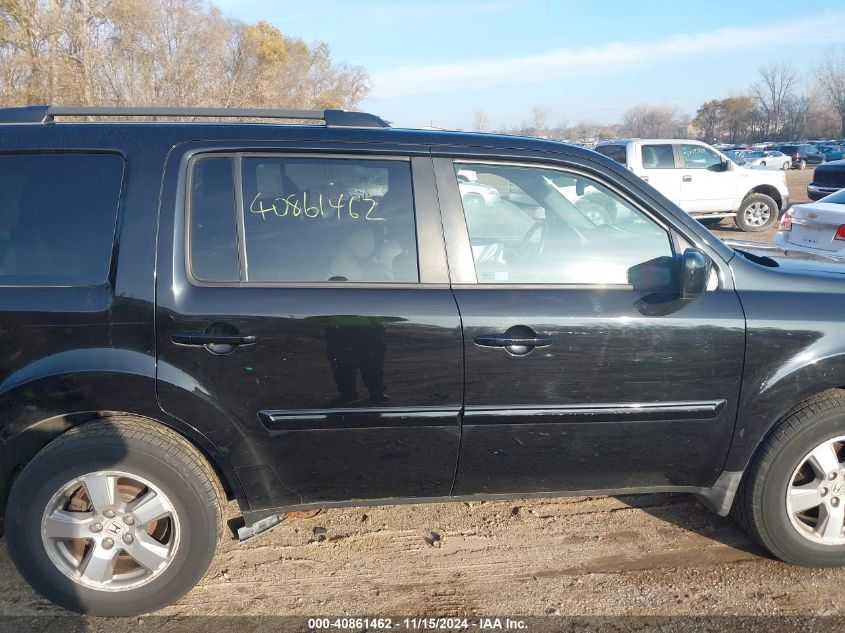 2010 Honda Pilot Ex-L VIN: 5FNYF4H55AB013936 Lot: 40861462