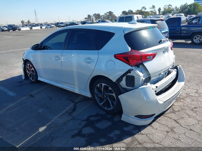 Vin: jtnkarje6gj507683, lot: 41351100, scion im 20163