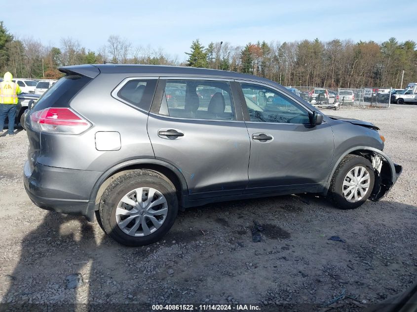 2016 Nissan Rogue S VIN: JN8AT2MV0GW133852 Lot: 40861522