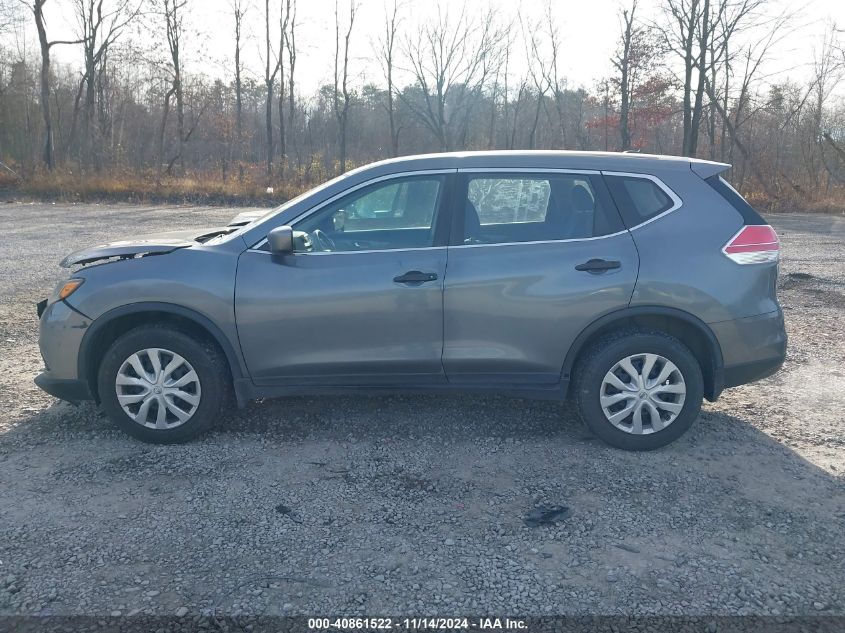 2016 Nissan Rogue S VIN: JN8AT2MV0GW133852 Lot: 40861522