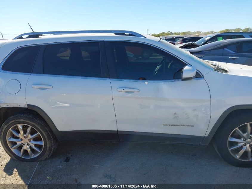 2014 Jeep Cherokee Limited VIN: 1C4PJMDB3EW157198 Lot: 40861535