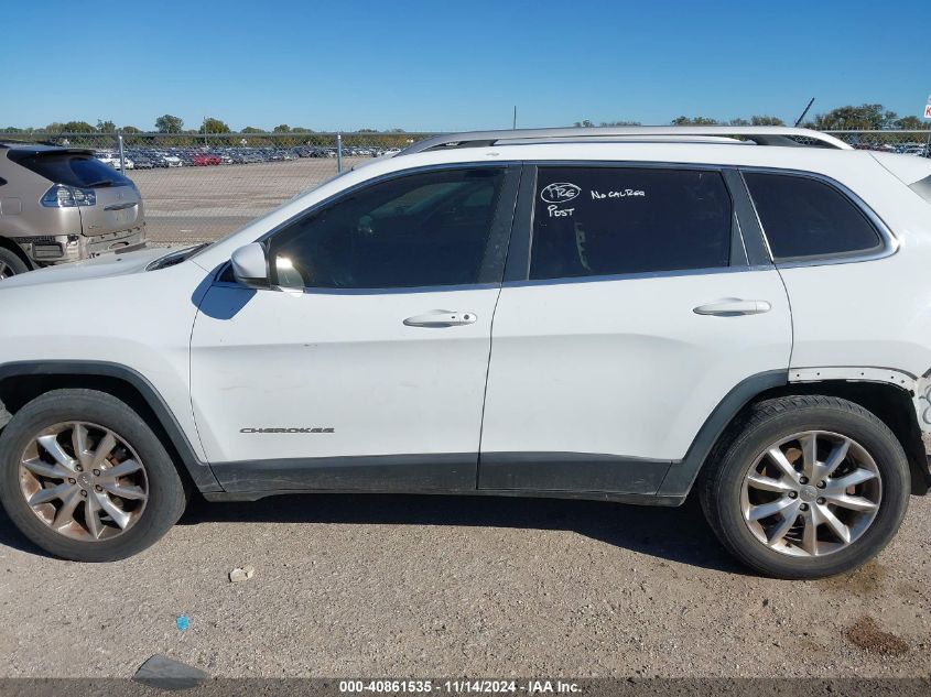 2014 Jeep Cherokee Limited VIN: 1C4PJMDB3EW157198 Lot: 40861535