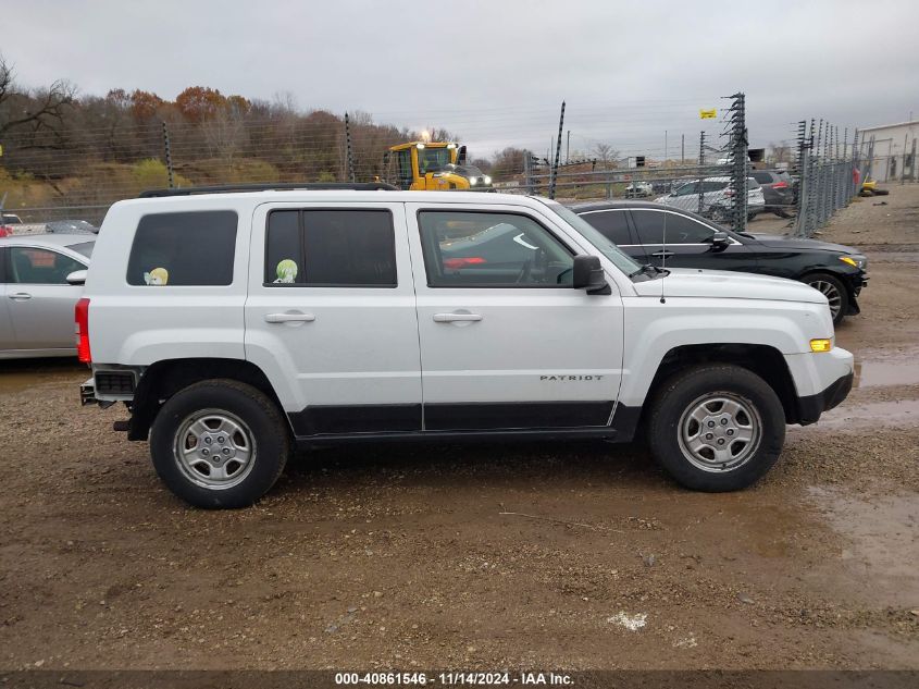 2017 Jeep Patriot Sport Fwd VIN: 1C4NJPBA5HD140440 Lot: 40861546