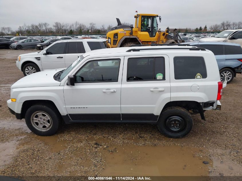 2017 Jeep Patriot Sport Fwd VIN: 1C4NJPBA5HD140440 Lot: 40861546