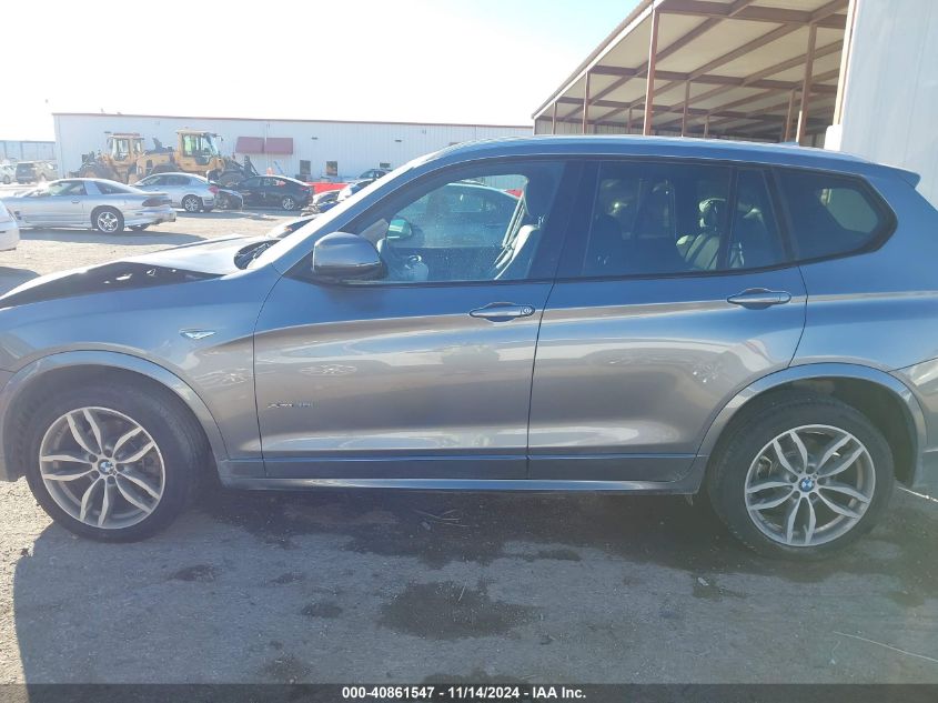 2016 BMW X3 xDrive35I VIN: 5UXWX7C57G0S17835 Lot: 40861547