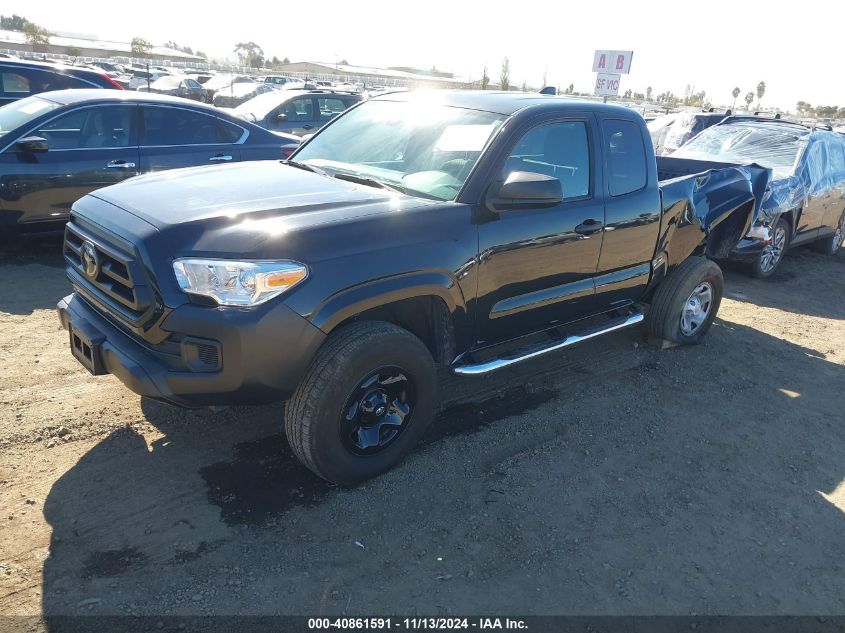 2022 Toyota Tacoma Sr VIN: 3TYRX5GN2NT056810 Lot: 40861591