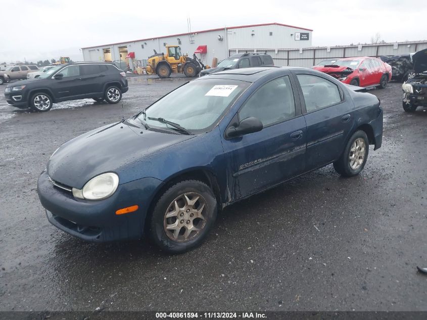 2000 Dodge Neon Highline VIN: 1B3ES46C3YD798735 Lot: 40861594