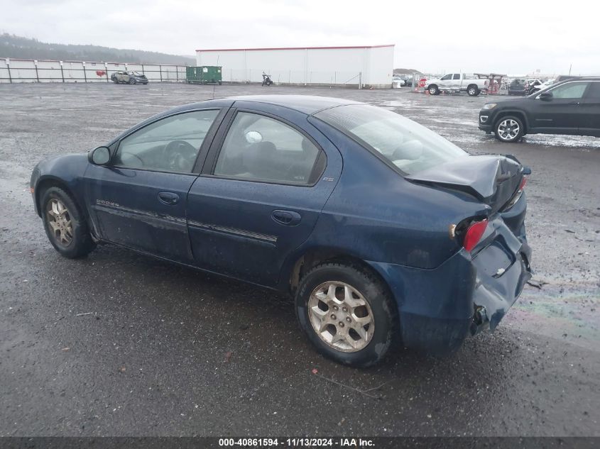 2000 Dodge Neon Highline VIN: 1B3ES46C3YD798735 Lot: 40861594