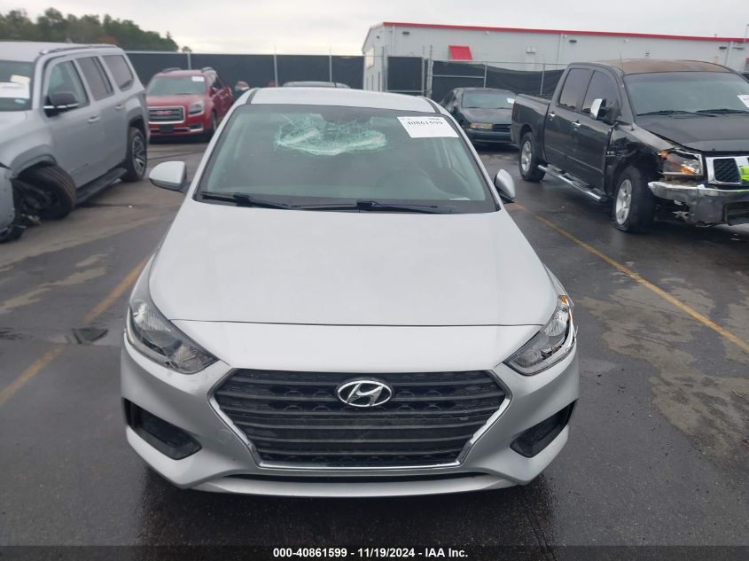 2018 Hyundai Accent Se VIN: 3KPC24A35JE026593 Lot: 40861599