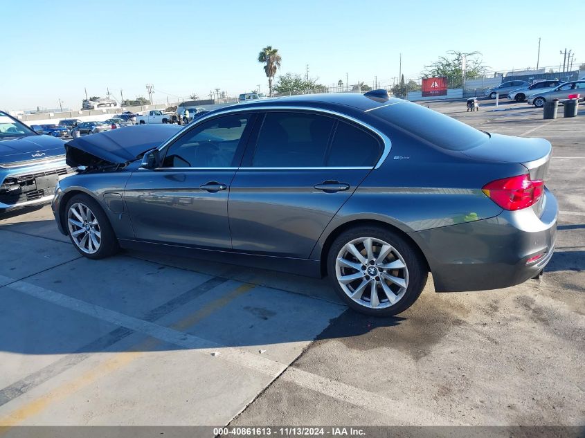 2018 BMW 330E Iperformance VIN: WBA8E1C59JA178452 Lot: 40861613