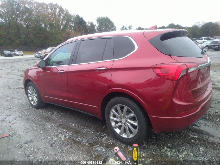 2019 Buick Envision Fwd Essence VIN: LRBFXCSA3KD124772 Lot: 40861632