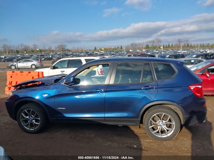 2014 BMW X3 xDrive35I VIN: 5UXWX7C54E0K31172 Lot: 40861656