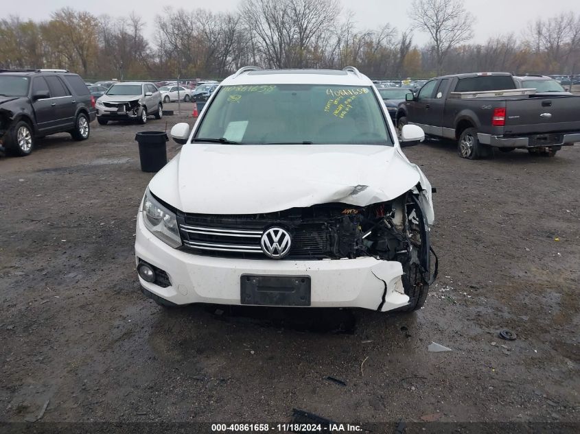 2013 Volkswagen Tiguan Se VIN: WVGBV3AX5DW063309 Lot: 40861658