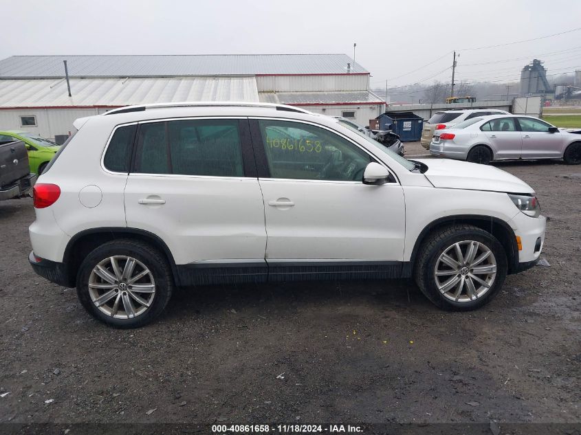 2013 Volkswagen Tiguan Se VIN: WVGBV3AX5DW063309 Lot: 40861658