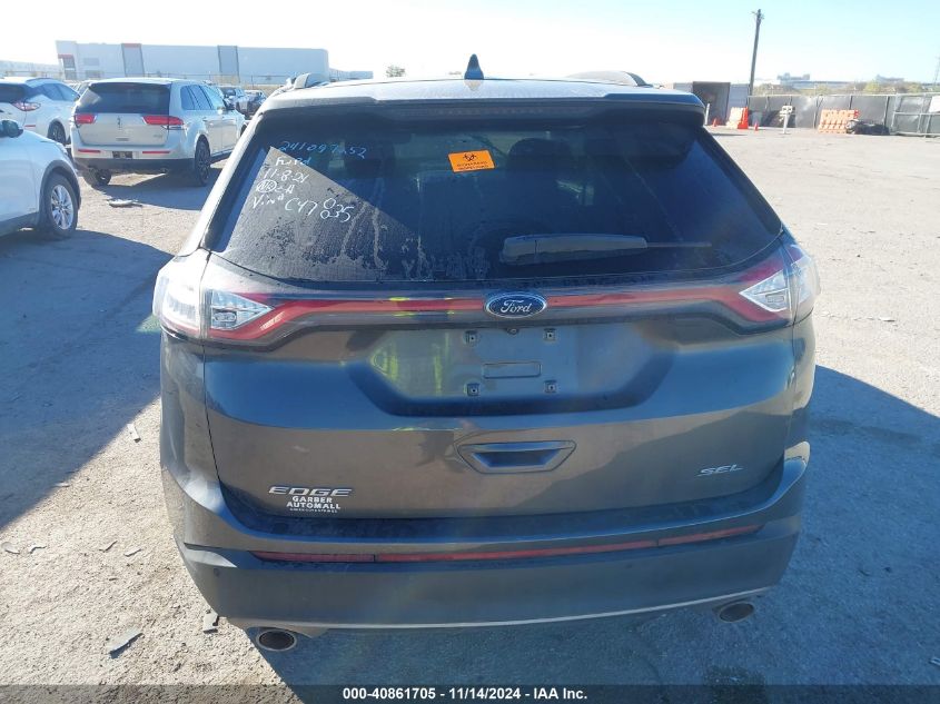 2017 Ford Edge Sel VIN: 2FMPK3J89HBC47635 Lot: 40861705