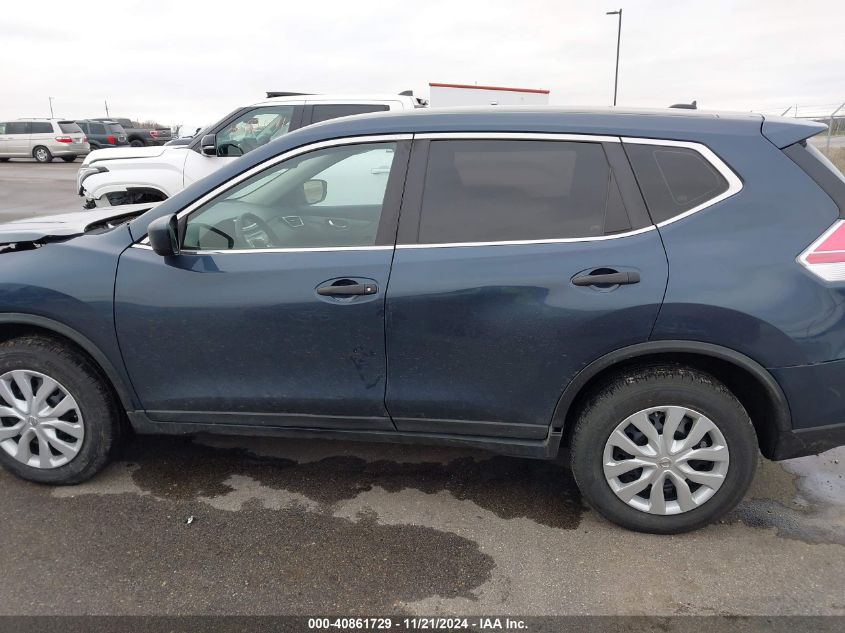 2016 Nissan Rogue S VIN: KNMAT2MV0GP641633 Lot: 40861729