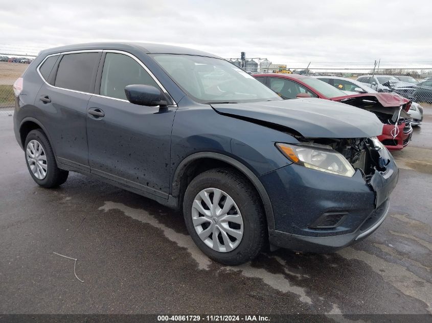 VIN KNMAT2MV0GP641633 2016 Nissan Rogue, S no.1