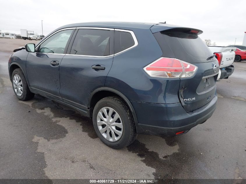 VIN KNMAT2MV0GP641633 2016 Nissan Rogue, S no.3