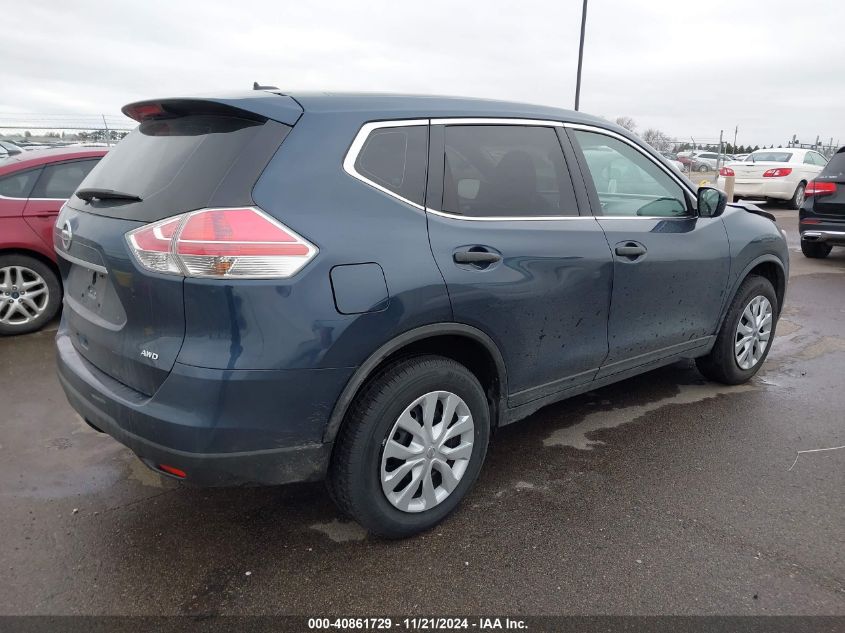 VIN KNMAT2MV0GP641633 2016 Nissan Rogue, S no.4