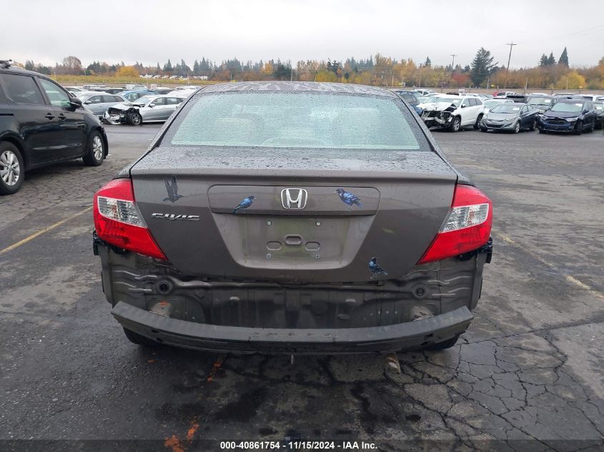 2012 Honda Civic Lx VIN: 19XFB2F54CE317648 Lot: 40861754