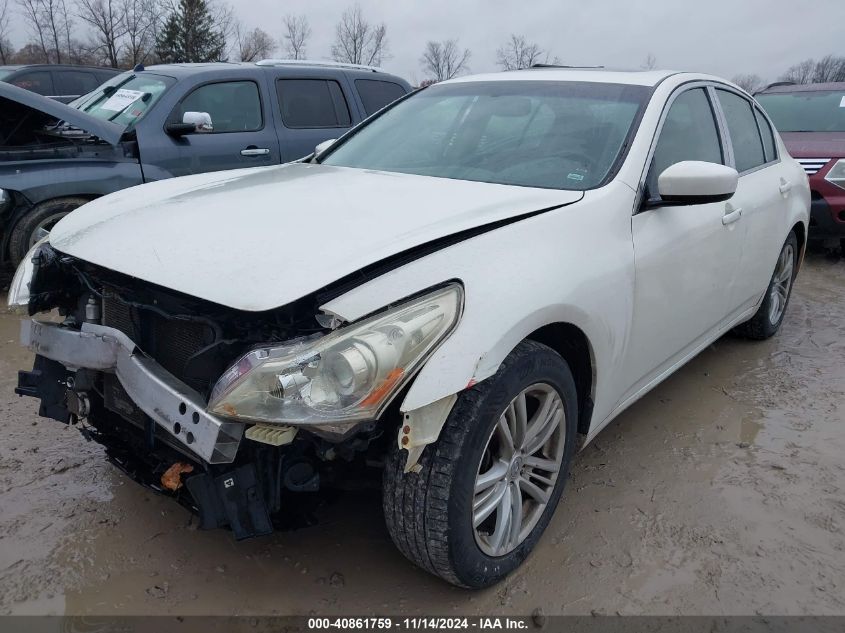 2012 Infiniti G37X VIN: JN1CV6ARXCM673215 Lot: 40861759