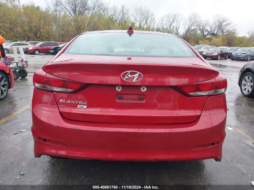 2017 Hyundai Elantra Se VIN: KMHD74LFXHU408445 Lot: 40861760