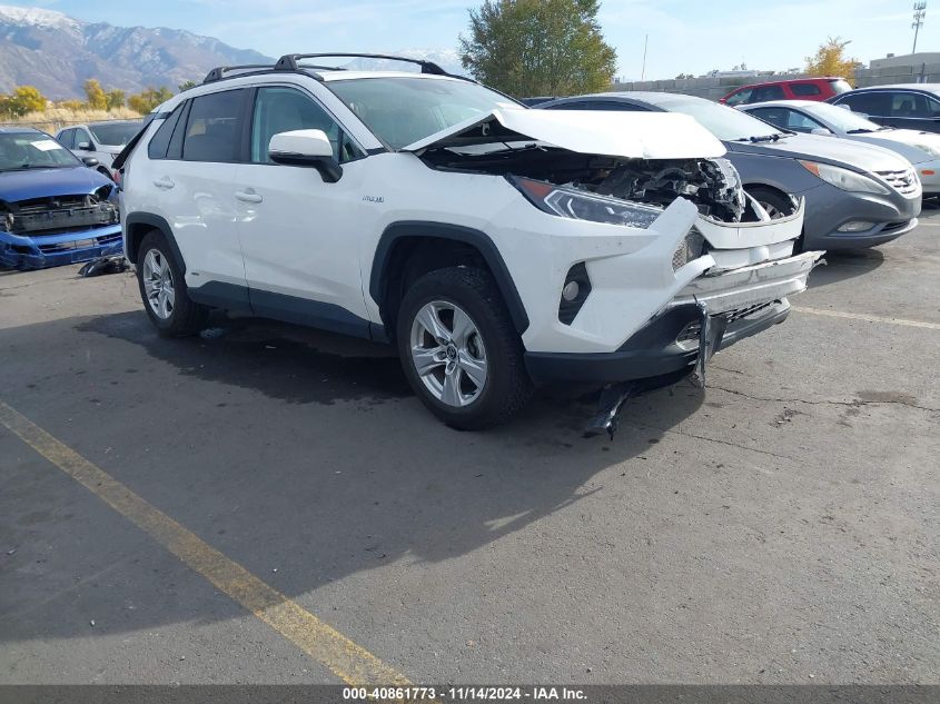 2020 Toyota Rav4 Hybrid Xle VIN: 2T3RWRFV6LW091949 Lot: 40861773