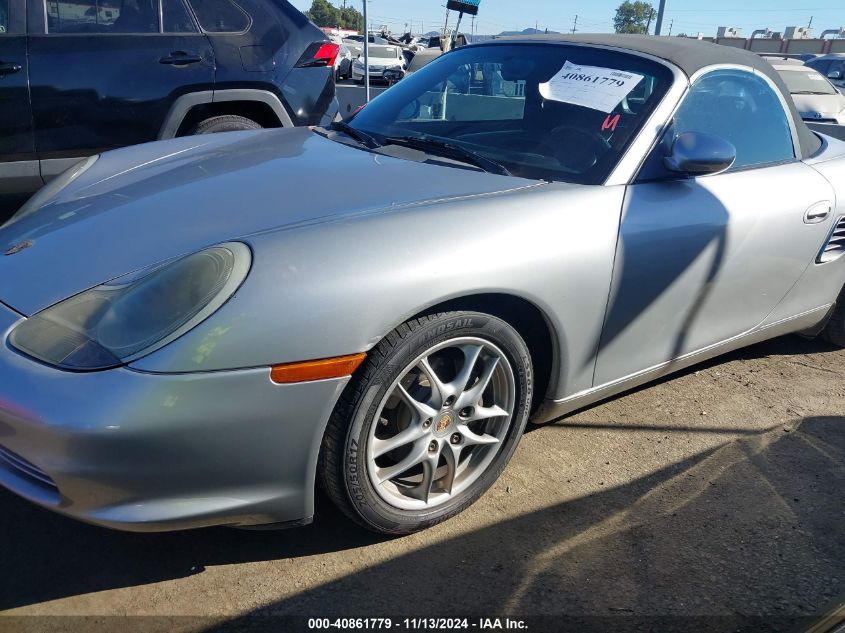 2003 Porsche Boxster VIN: WP0CA29813U621887 Lot: 40861779